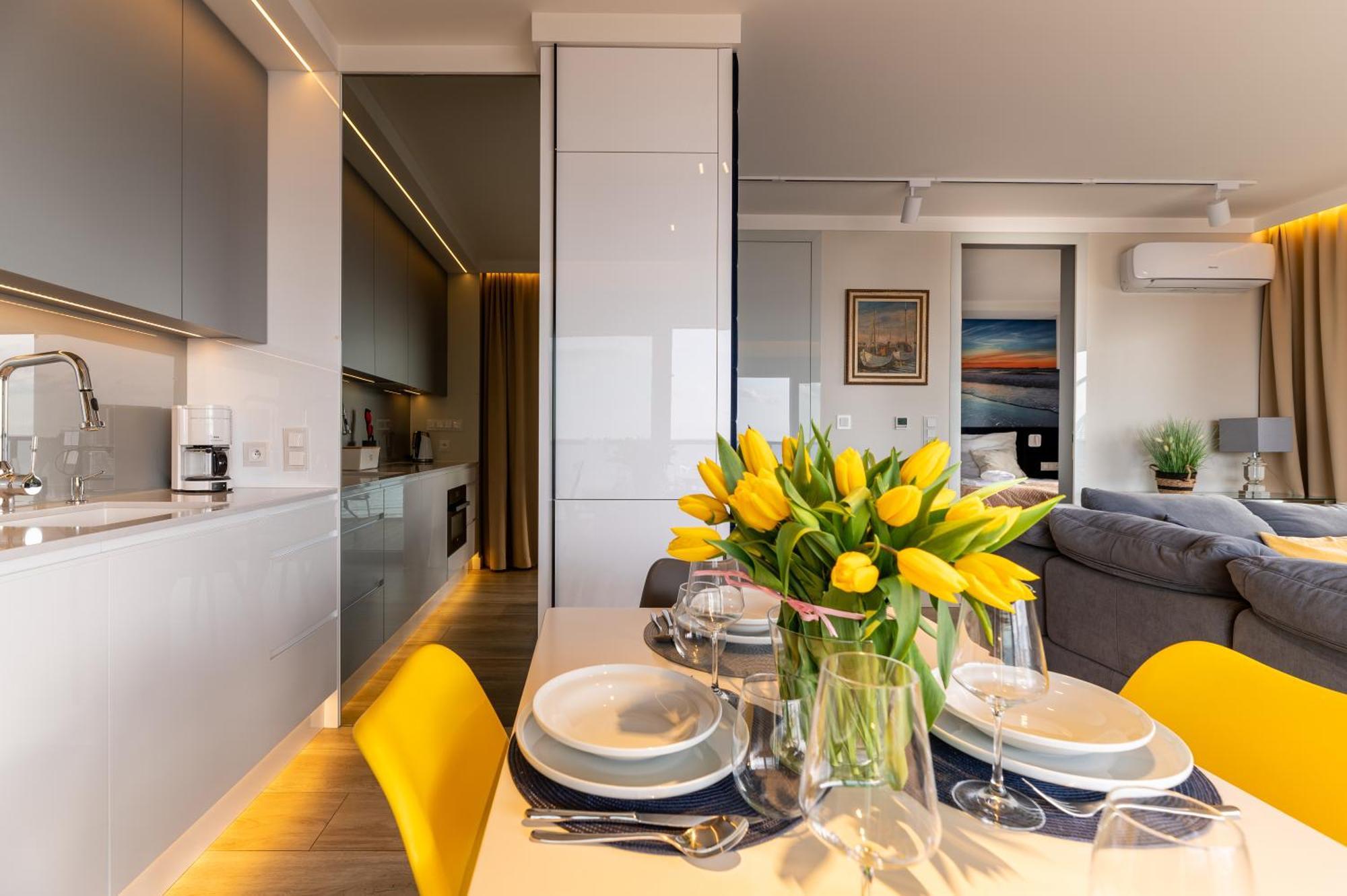 Apartament Dream View Gardenia Front Dziwnów Dış mekan fotoğraf